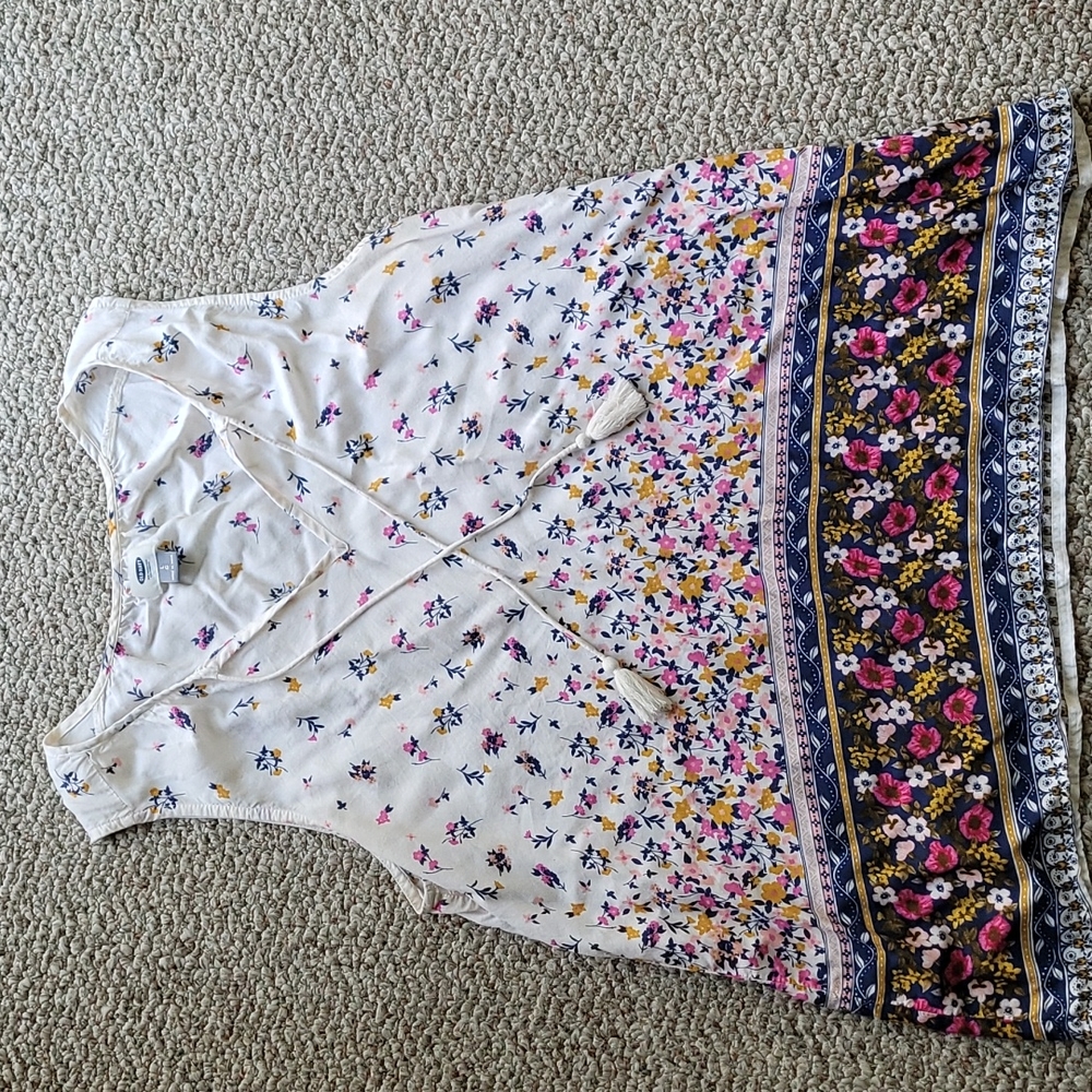 Women's boho Old Navy Tank Sz L